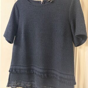 Banana Republic Navy Blue Women's Top (S)